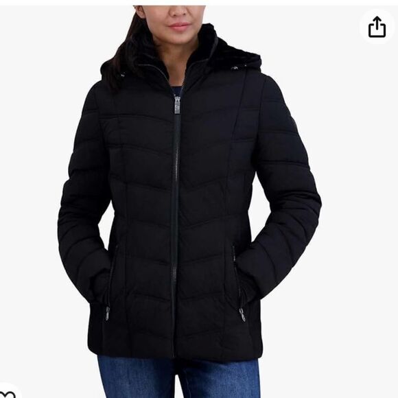 Nautica Jackets & Blazers - Nautical Ladies, Puffer Jacket (Color - Black)